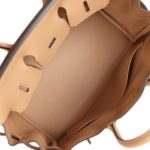 Hermes Birkin 25 Toile H and Chai Swift Palladium Hardware - Image 7