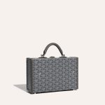 Goyard Grand H?tel Trunk Bag Grey
