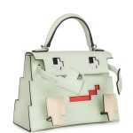 Hermes “Quelle Idolle” Picto Kelly Doll Vert Fizz Epsom Palladium Hardware - Image 2