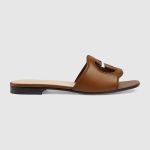 Womens slide sandal with Interlocking G - Image 3