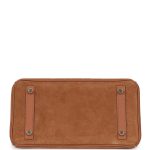 Hermes Birkin 25 Chamois Grizzly and Gold Swift Gold Hardware - Image 6