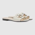 Womens slide sandal with Interlocking G