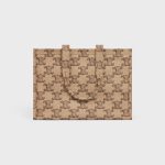 LARGE CABAS THAIS IN TEXTILE WITH TRIOMPHE CAMEL - Image 3