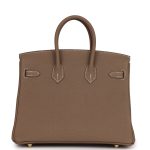 Hermes Birkin 25 Etoupe Togo Gold Hardware - Image 4