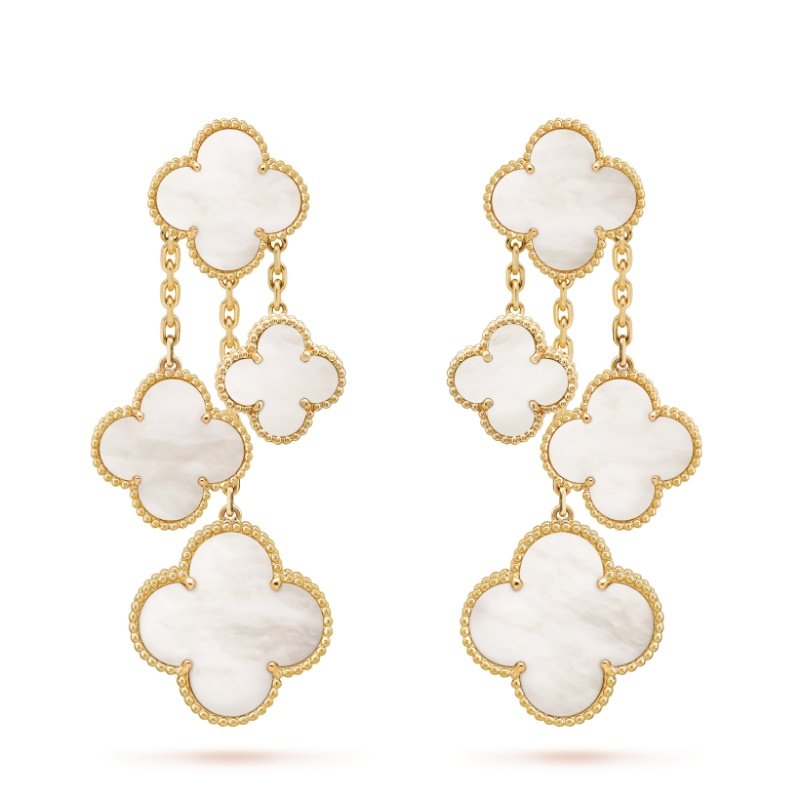 c27257719c5ff77f1e7f691dee16fe14f6a3dcf7 Magic Alhambra earrings, 4 motifs - Image 1