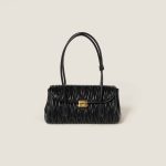 Matelassé nappa leather shoulder bag
