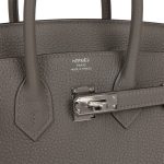 Hermes Birkin 25 Gris Meyer Togo Palladium Hardware - Image 7