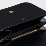 MEDIUM COLLEGE BAG IN SHINY CALFSKIN BLACK - Image 4
