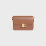 CLASSIQUE TRIOMPHE BAG IN SHINY CALFSKIN BRONZE