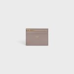 COMPACT WALLET WITH COIN TRIOMPHE IN SHINY CALFSKIN PEBBLE - Image 3