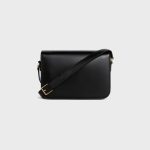 CLASSIQUE TRIOMPHE BAG IN SHINY CALFSKIN BLACK - Image 3