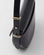 Prada Arqu?? Leather Shoulder Bag With Flap - Image 3