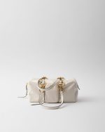 Prada Dangle Medium Leather Top-Handle Bag
