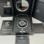 Hublot Classic Fusion Ceramic Diamonds 42mm Black Dial JJZ Base – Customize Version - Image 9