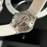 Hublot Classic Fusion Diamonds Moissanite Pave 33mm White Dial – Handcrafted Diamod - Image 5