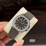 Patek Philippe Aquanaut 5067A-025 35.6mm Diamond Bezel Moissanite Steel – Customize Version - Image 3