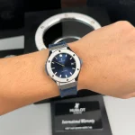 Hublot Classic Fusion Titanium 38mm Blue Dial Unisex Size – VIP Version - Image 4