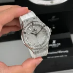 Hublot Classic Fusion Diamonds Moissanite Pave 38mm Dial Moissanite – Handcrafted Diamod - Image 2