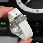 Hublot Classic Fusion Diamonds Moissanite Pave 33mm White Dial – Handcrafted Diamod - Image 7