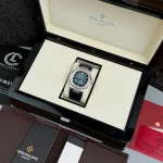 Patek Philippe Nautilus 5722G-001 40mm Custom Moissanite Baugette Blue Dial – Handcrafted Diamond - Image 8