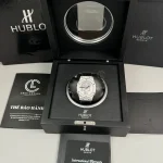 Hublot Classic Fusion SKULL Full Diamonds Moissanite Pave 42mm Black Dial – Handcrafted Diamod - Image 9