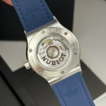 Hublot Classic Fusion Diamonds Moissanite Pave 42mm Blue Dial – Customize Diamod - Image 6