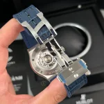 Hublot Classic Fusion Diamonds Moissanite Pave 42mm Blue Dial – Customize Diamod - Image 7