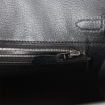 Hermes Birkin 25 Black Ostrich Palladium Hardware - Image 8