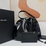 PARIS VII MEDIUM HOBO BAG IN CROCODILE-EMBOSSED PATENT LEATHER - Image 3