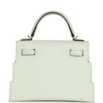 Hermes “Quelle Idolle” Picto Kelly Doll Vert Fizz Epsom Palladium Hardware - Image 5