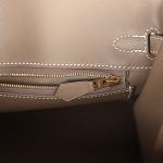 Hermes Birkin 25 Etoupe Swift Gold Hardware - Image 8