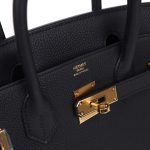 Hermes Birkin 30 Black Togo Gold Hardware - Image 6