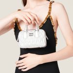 Arcadie Matelassé nappa leather micro-bag - Image 2