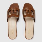 Womens slide sandal with Interlocking G - Image 5