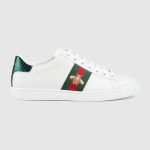 Womens Gucci Ace sneaker with bee - Image 3