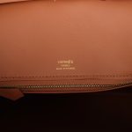 Hermes Birkin 25 Chamois Grizzly and Gold Swift Gold Hardware - Image 7