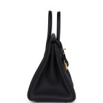 Hermes Birkin 25 Black Verso Togo Gold Hardware - Image 3