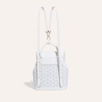Goyard Alpin Mini Backpack White - Image 3
