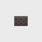 CARD HOLDER WITH FLAP TRIOMPHE IN TRIOMPHE CANVAS TAN - Image 3