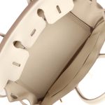 Hermes Birkin 25 Craie Togo Gold Hardware - Image 8