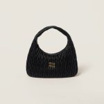 Maxi wander matelassé nappa leather hobo bag