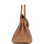 Hermes Birkin 25 Chai Matte Alligator and Togo Touch Permabrass Hardware - Image 3