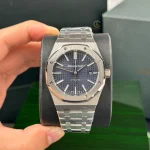 Audemars Piguet Royal Oak 15400ST 41mm Blue Dial Stainless Steel Blue Dial – VIP Version - Image 2