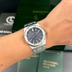 Audemars Piguet Royal Oak 15400ST 41mm Blue Dial Stainless Steel Blue Dial – VIP Version - Image 9