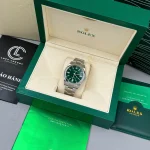 Rolex Oyster Perpetual 126000-0005 36mm Green Dial – VIP Version - Image 5