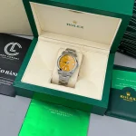 Rolex Oyster Perpetual 126000-0004 36mm Yellow Dial – VIP Version - Image 9