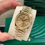 Rolex Day Date 128238-0132 champagne Dial Yellow Gold – VIP Version - Image 4
