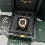 Audemars Piguet Royal Oak “Jumbo” Extra-Thin 15207OR.OO.1240OR.01 39mm Black Dial Rose Gold – VIP Version - Image 10