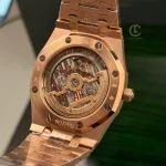 Audemars Piguet Royal Oak “Jumbo” Extra-Thin 15207OR.OO.1240OR.01 39mm Black Dial Rose Gold – VIP Version - Image 7