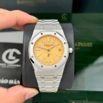 Audemars Piguet Royal Oak Jumbo Extra-Thin 15202BC.OO.1240BC.01 39mm Yellow Dial – VIP Version - Image 4